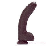 Hung 9.5 Inch Dildo Brown - Dildos - Save 15% - Fast Shipping - United Kingdom Stoke-on-trent