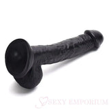 Hung Lover Classic Realistic Dildo 8 Inch Black - Dildos - Save 30% - Fast Shipping - United Kingdom Stoke-on-trent