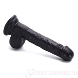 Hung Lover Classic Realistic Dildo 8 Inch Black - Dildos - Save 30% - Fast Shipping - United Kingdom Stoke-on-trent