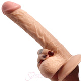 Hung Lover Classic Realistic Dildo 8 Inch Flesh - Dildos - Save 15% - Fast - United Kingdom Stoke-on-trent