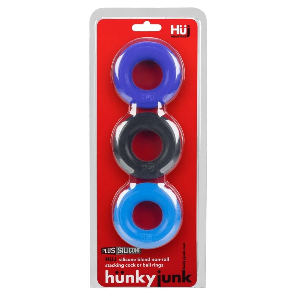 Hunkyjunk Huj3 3 Pack c Ring Multi - Save 20% - Sale