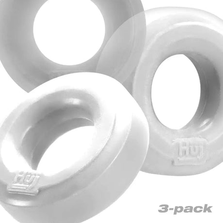 Hunkyjunk Huj3 Cock Ring 3 Pack White Ice - Save 25% - Huj3 - Fast Shipping - Sale United Kingdom Stoke-on-trent