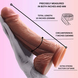 Hyper Realistic 10 Inch Silicone Strap on with Red Harness - Save 10% - All New Products United Kingdom Stoke-on-trent