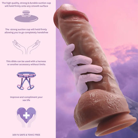 Hyper Realistic 11 Inch Silicone Strap on with Pink Harness - Save 10% - All New Products United Kingdom Stoke-on-trent