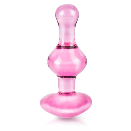 Icicles No.75 Pink Heart Glass Butt Plug - Save 25% - Fast Shipping - Sale United Kingdom Stoke-on-trent