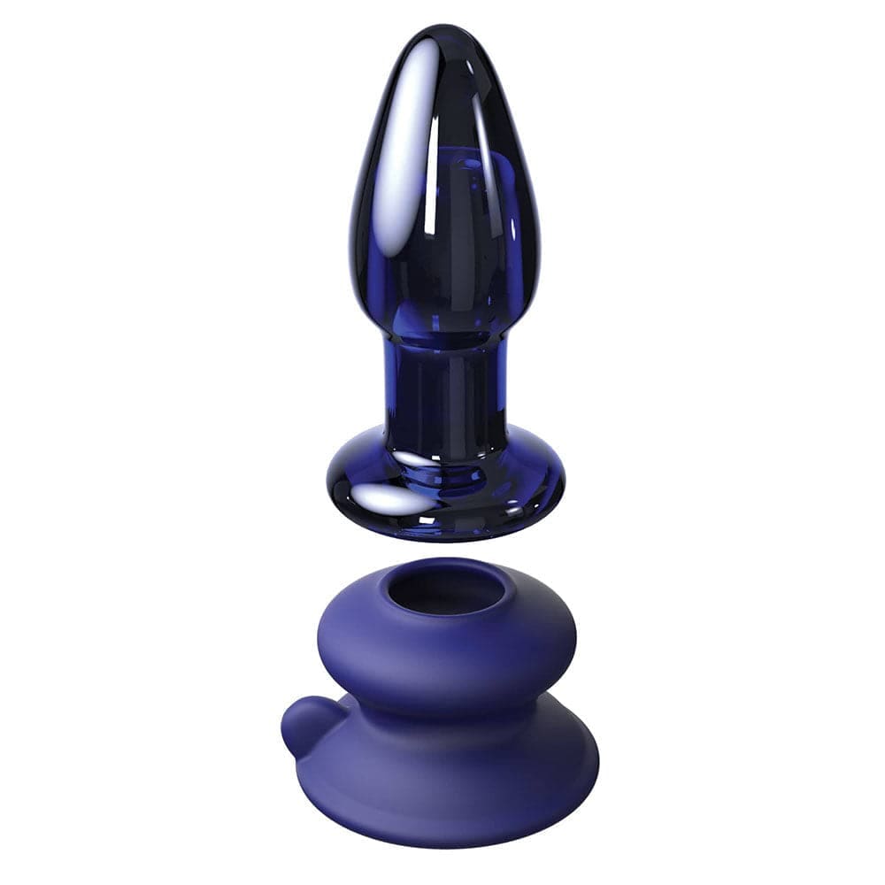 Icicles No. 85 Vibrating Glass Butt Plug Massager