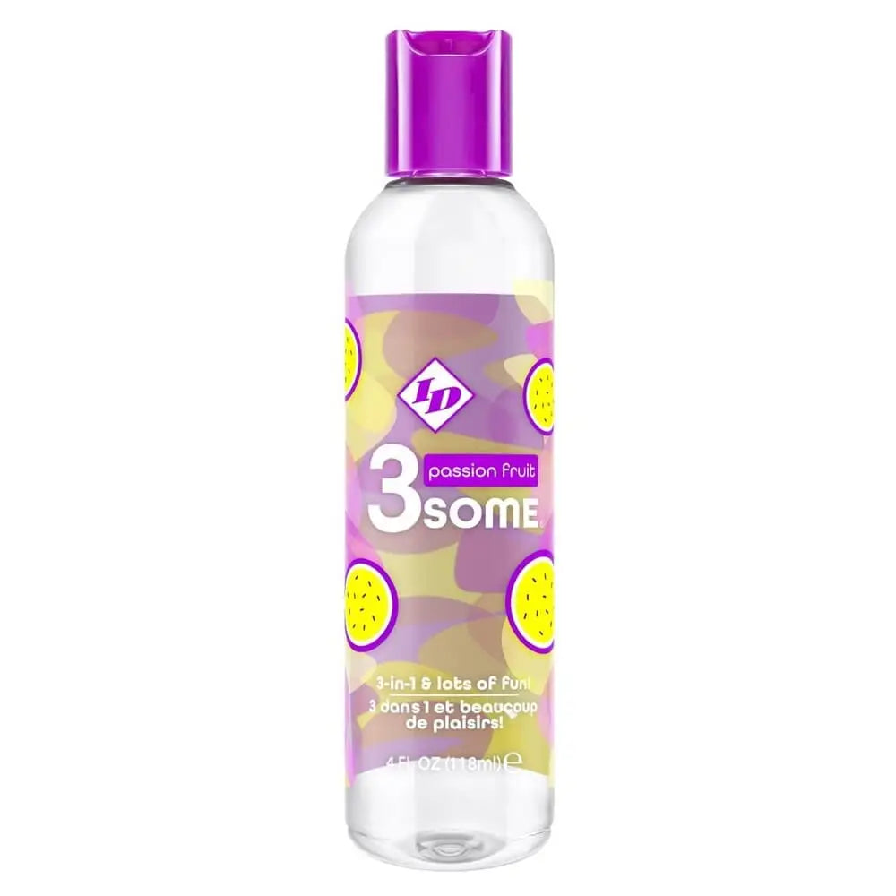 Id 3some Passion Fruit 3 in 1 Lubricant 118ml - Save 25% - Id in - Fast Shipping - Sale United Kingdom Stoke-on-trent