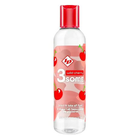 Id 3some Wild Cherry 3 in 1 Lubricant 118ml - Save 30% - Id in - Fast Shipping - Sale United Kingdom Stoke-on-trent