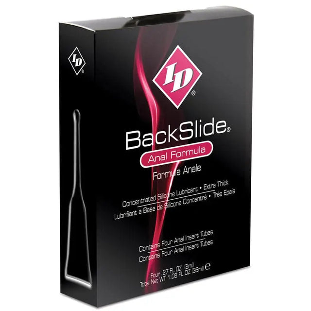 Id Backslide Anal Formula Lubricant Insert Tubes 4 x 8ml - Save 15% - Id Backslide - Sale United Kingdom Stoke-on-trent