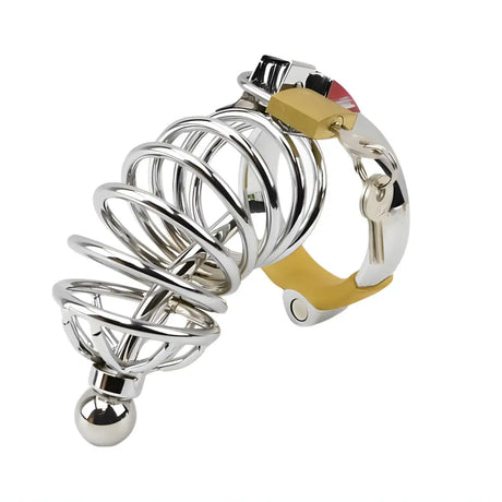 Impound Corkscrew Male Chastity Device with Penis Plug - Cages - Save 15% - Sale United Kingdom Stoke-on-trent