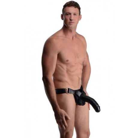 Infiltrator Ii Hollow Strap-on + 10’’ Dildo - Save 30%