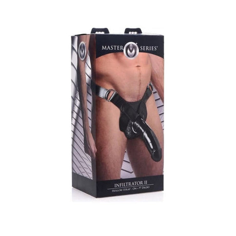 Infiltrator II Hollow Strap-on + 10 "dildo