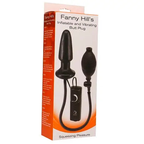 Inflatable Vibrating Butt Plug Black - Plugs - Save 15% - Fast Shipping - Sale United Kingdom Stoke-on-trent