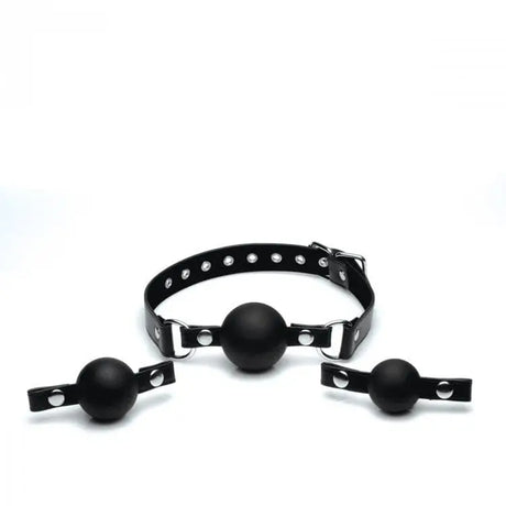 Interchangeable Silicone Ball Gag Set - Sex Toys - Save 25% - Fast Shipping - Sale United Kingdom Stoke-on-trent