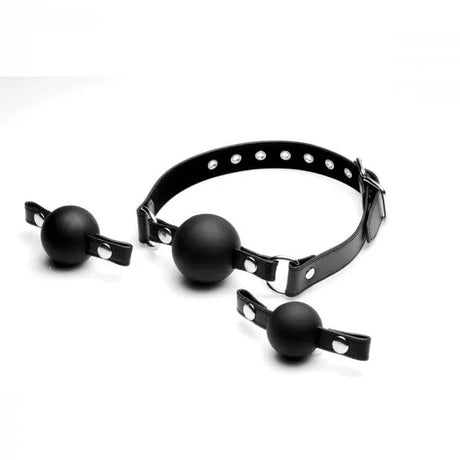 Interchangeable Silicone Ball Gag Set - Sex Toys - Save 25% - Fast Shipping - Sale United Kingdom Stoke-on-trent