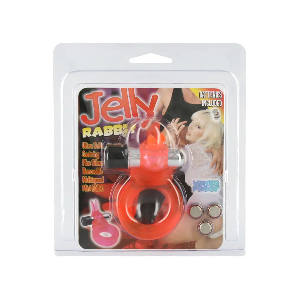 Jelly Rabbit Vibrating Cock Ring - Fast Shipping - New Products United Kingdom Stoke-on-trent