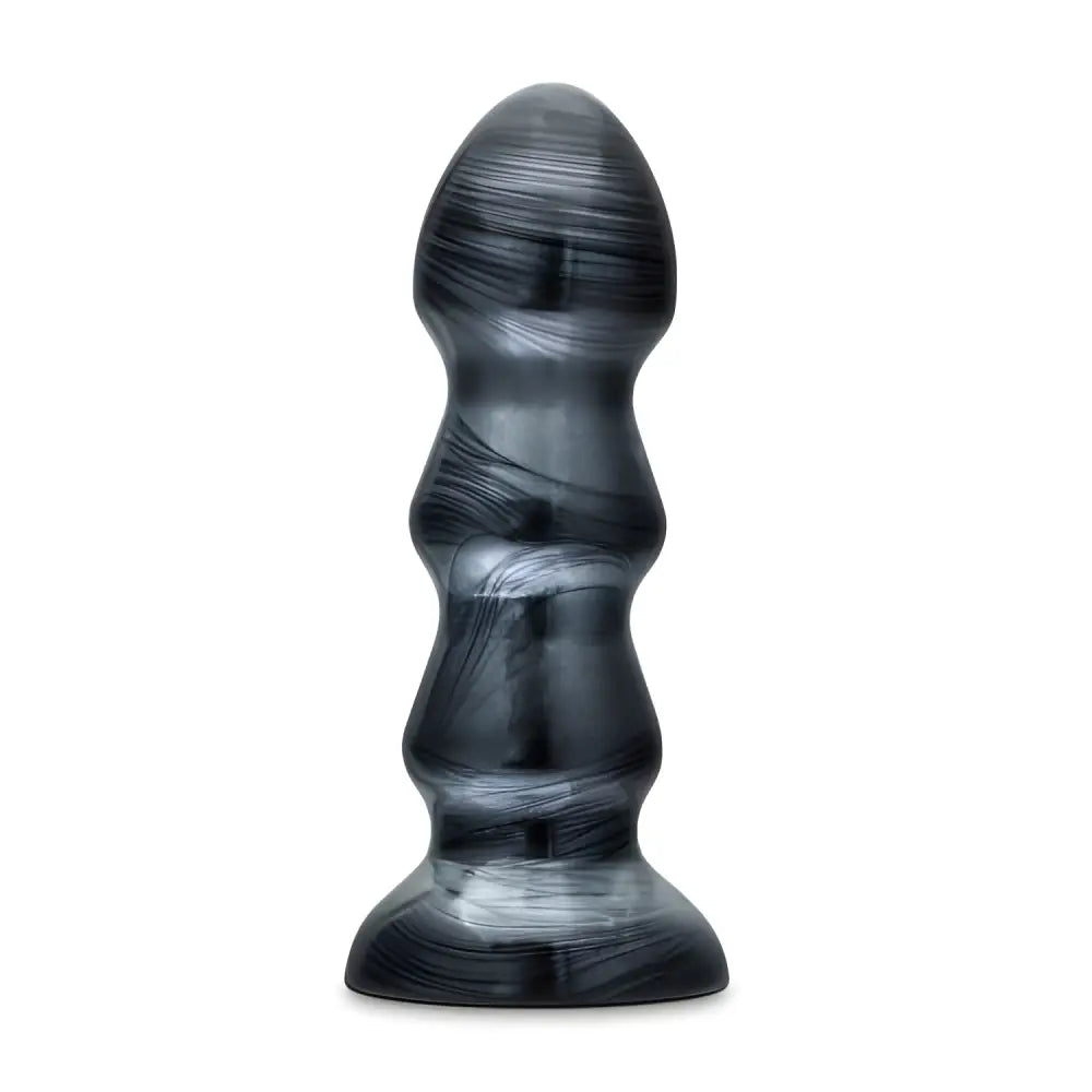 Jet Black Jack Large Ribbed Butt Plug 7 Inches - Plugs - Save 25% - Inches - Fast Shipping - Sale United Kingdom Stoke-on-trent