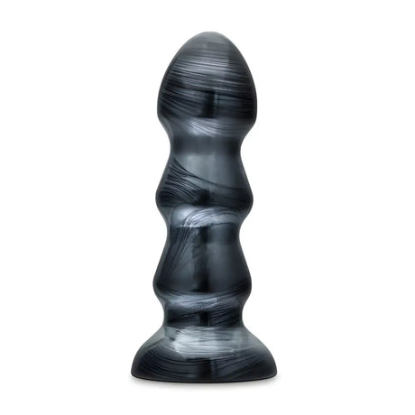 Jet Black Jack Large Ribbed Butt Plug 7 Inches - Plugs - Save 25% - Inches - Fast Shipping - Sale United Kingdom Stoke-on-trent