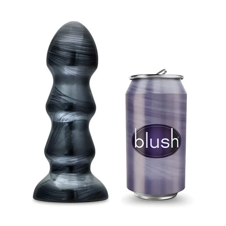 Jet Black Jack Large Ribbed Butt Plug 7 Inches - Plugs - Save 25% - Inches - Fast Shipping - Sale United Kingdom Stoke-on-trent