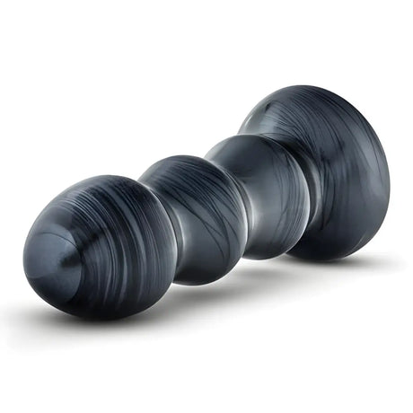 Jet Black Jack Large Ribbed Butt Plug 7 Inches - Plugs - Save 25% - Inches - Fast Shipping - Sale United Kingdom Stoke-on-trent