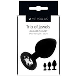 Jewel Butt Plug Anal Training Set - Fast Shipping - Dildos United Kingdom Stoke-on-trent