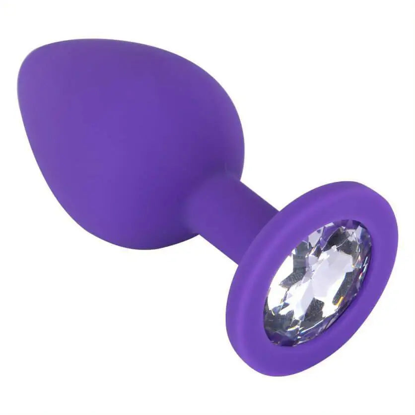 Jewel Butt Plug Anal Training Set Purple - Fast Shipping - Dildos United Kingdom Stoke-on-trent