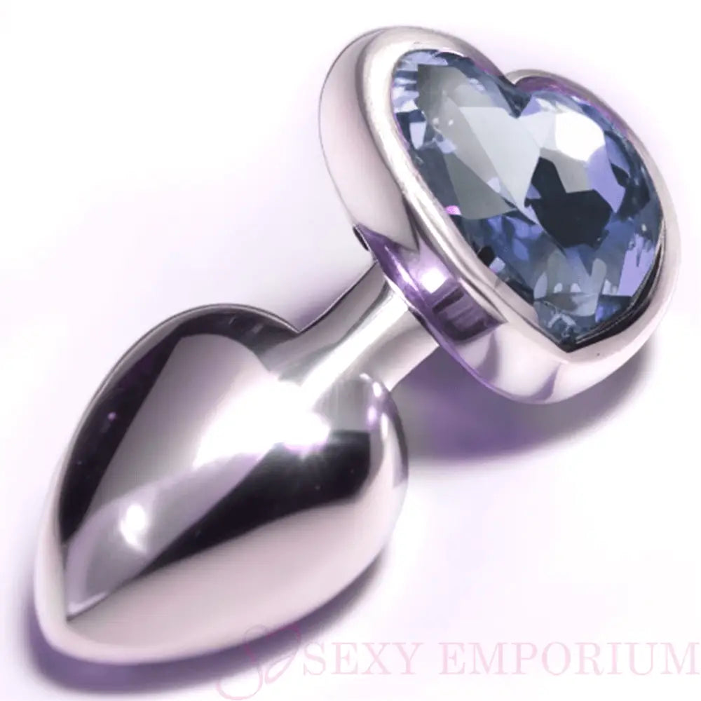 Jewelled Metal Heart Butt Plugs - Fast Shipping - Sale United Kingdom Stoke-on-trent
