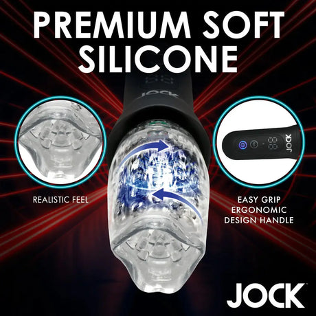 Jock Spinning Thursting and Vibrating Masturbator - Save 30% - Fast Shipping - Sale United Kingdom Stoke-on-trent