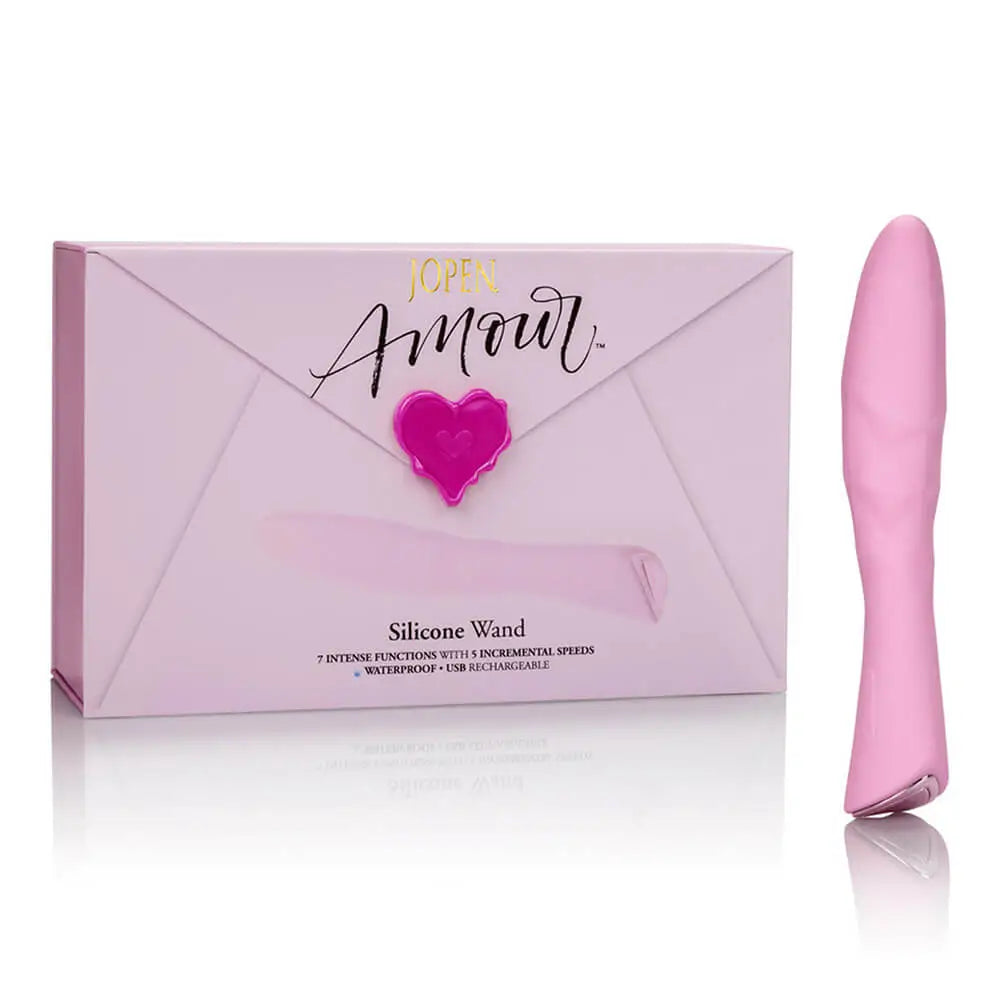 Jopen Amour 7 Function - 5 Speed Silicone Usb Rechargeable Wand Vibrator Sex Toy - Save 40% - Jopen - Usb - United Kingdom Stoke-on-trent
