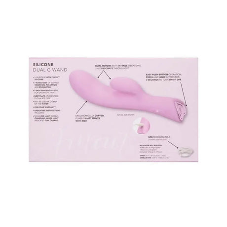 Jopen Amour Dual g Rabbit Wand Vibrator - Save 25% - Jopen g - Fast Shipping - United Kingdom Stoke-on-trent