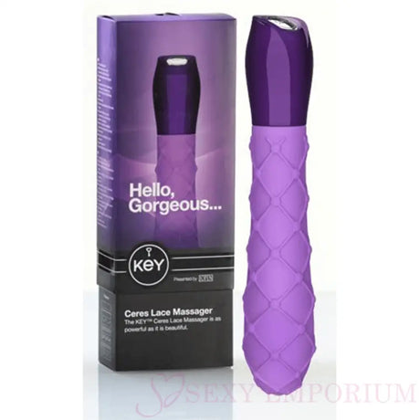 Jopen Ceres Lace Massager Purple - Save 25% - Jopen - Fast Shipping - Vibrator United Kingdom Stoke-on-trent