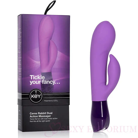 Jopen Ceres Rabbit Dual Action Massager Lavender - Save 25% - Jopen - Fast Shipping - Vibrator United Kingdom Stoke-on-trent