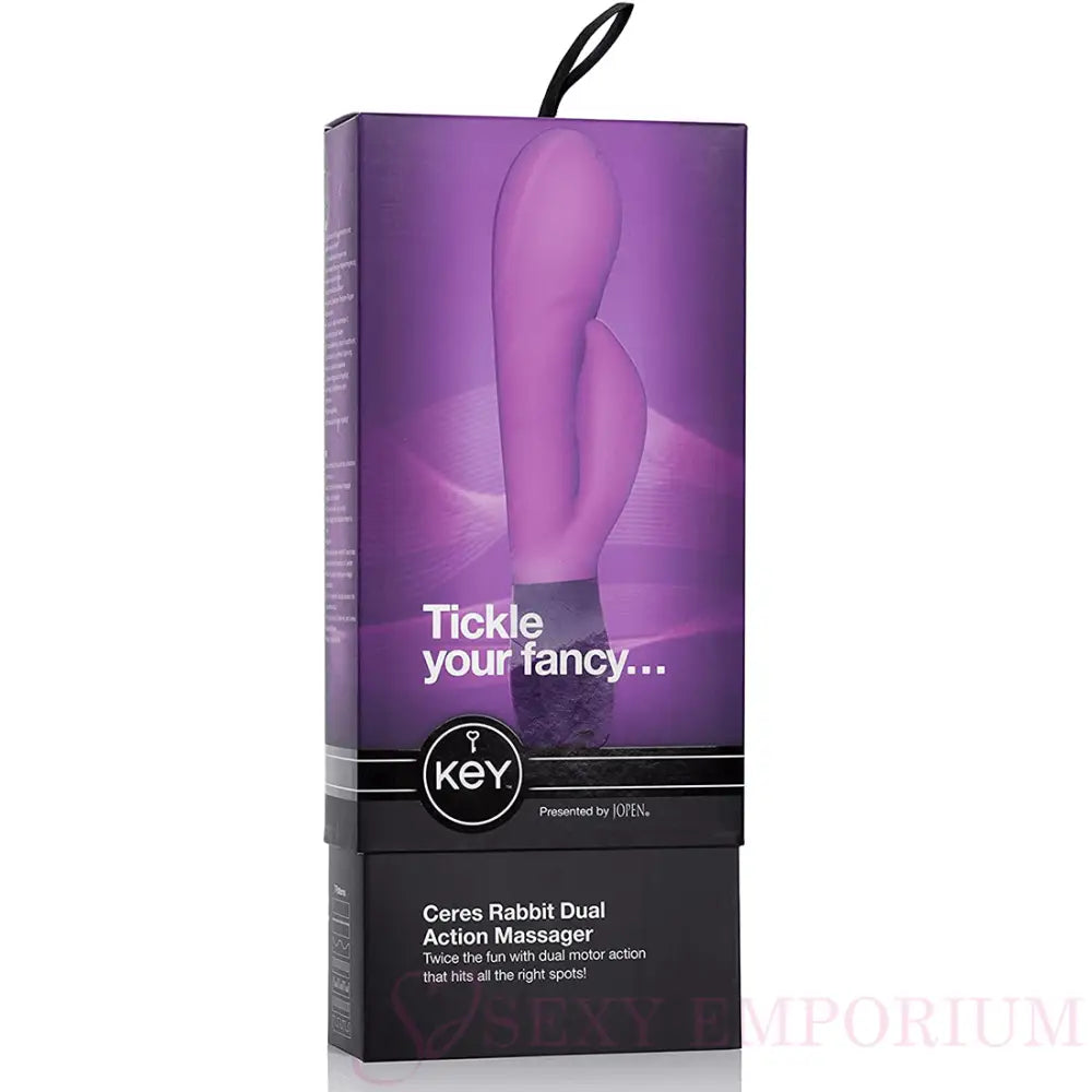 Jopen Ceres Rabbit Dual Action Massager Lavender - Save 25% - Jopen - Fast Shipping - Vibrator United Kingdom Stoke-on-trent