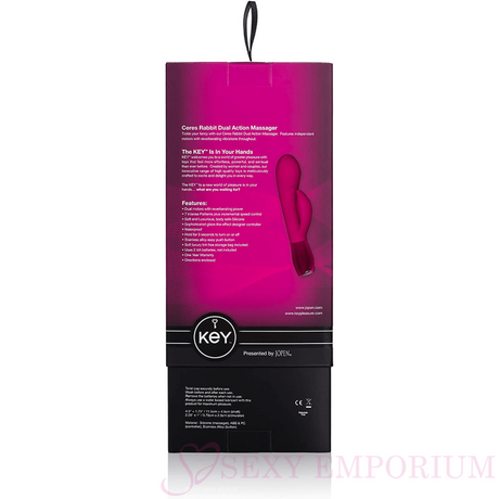 Jopen Ceres Rabbit Dual Action Massager Pink - Save 30% - Pink| Best Sex Toys for Women - Vibrator