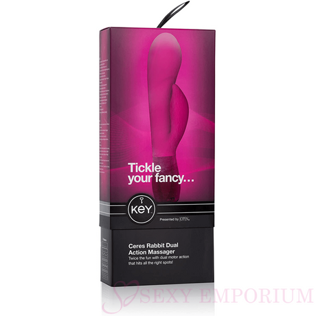 Jopen Ceres Rabbit Dual Action Massager Pink - Save 30% - Pink| Best Sex Toys for Women - Vibrator
