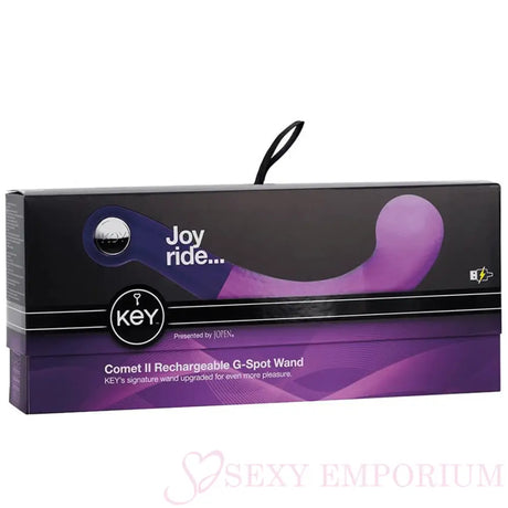 Jopen Comet 2 Rechargeable G-spot Wand Purple - Save 25% - Jopen G-spot - Fast Shipping - Vibrator United Kingdom Stoke-on-trent
