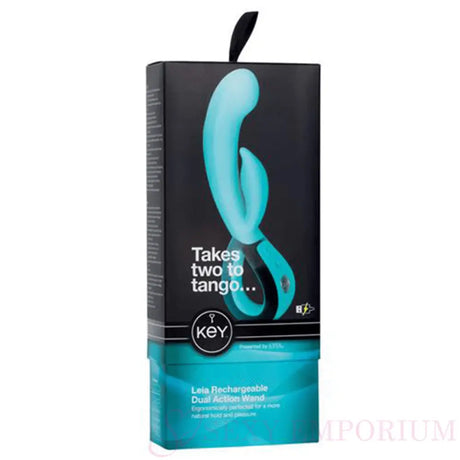 Jopen Leia Rechargeable Dual Action Wand Blue - Save 25% - Jopen - Fast Shipping - Vibrator United Kingdom Stoke-on-trent