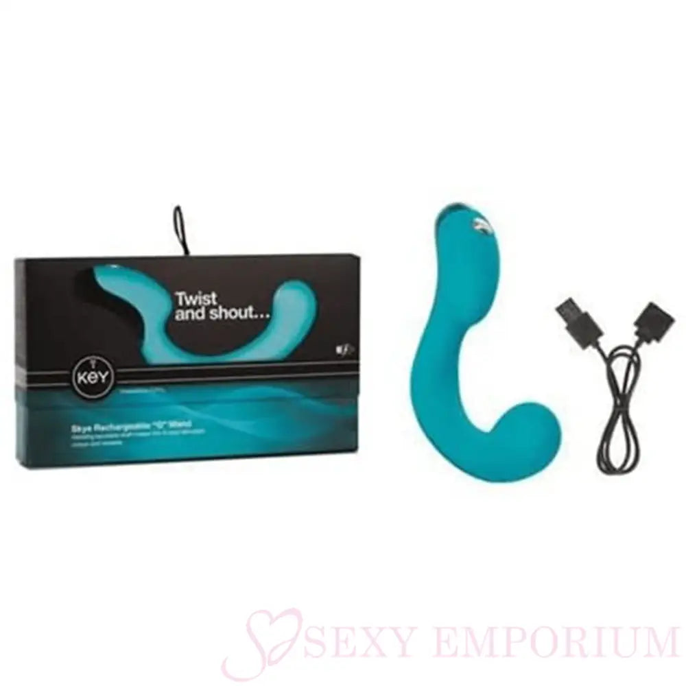 Jopen Skye Rechargeable ?G’ Wand Blue - Save 15% - Jopen - Fast Shipping - Vibrator United Kingdom Stoke-on-trent