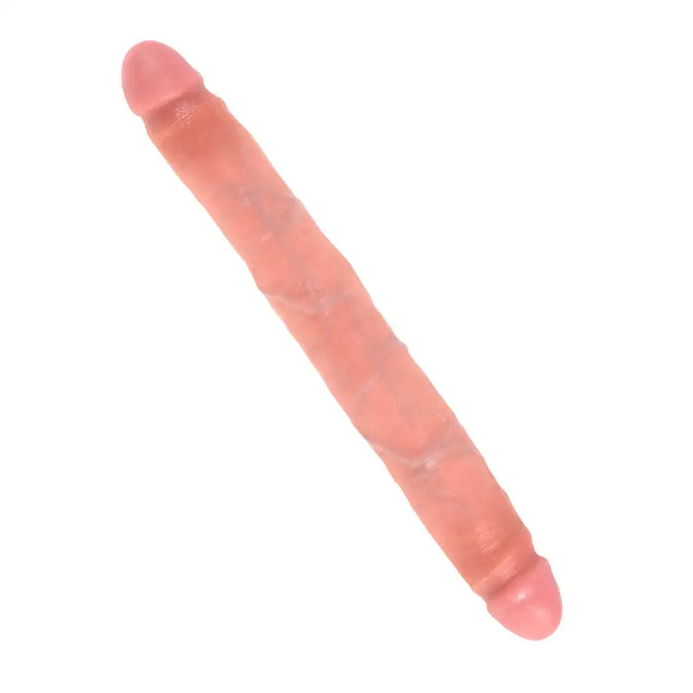 King Cock 12 Inch Slim Double Dildo Flesh - Save 30% - Fast Shipping - United Kingdom Stoke-on-trent
