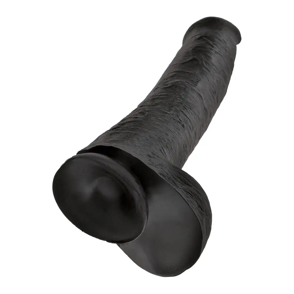 King Cock 15 Inch with Balls Black - Save 30% - Fast Shipping - Dildo United Kingdom Stoke-on-trent