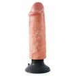 King Cock 6inch Vibrating - Light - Save 25% - 6inch - Fast Shipping - Dildo United Kingdom Stoke-on-trent