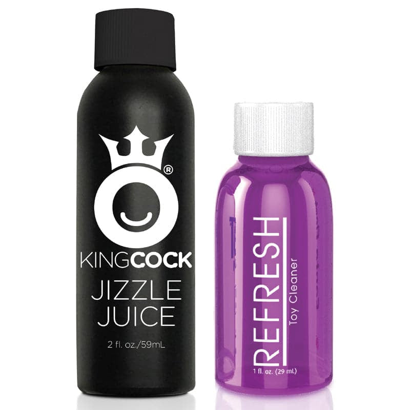 King Cock 9 -calowy dildo z piłkami mięso