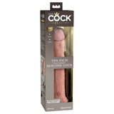 King Cock Elite 10inch Silicone Dual Density - Light - 10inch - Fast - Dildo United Kingdom Stoke-on-trent