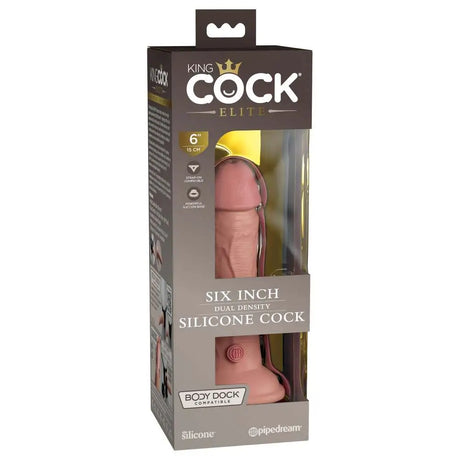 King Cock Elite 6 Inch Dual Density Dildo Caramel - Save 30% - Fast Shipping - United Kingdom Stoke-on-trent