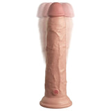 King Cock Elite 9 Inch Dual Density Vibrating Flesh Pink - Save 30% - Fast - Dildo United Kingdom Stoke-on-trent