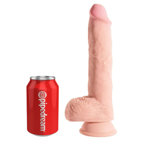 King Cock Plus 10 Inch Triple Density Fat with Balls - Save 25% - with - Fast - Dildo United Kingdom Stoke-on-trent