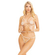 Kink Peal String Open Bra Set and Cuffs - Save 25% - Kink - Fast Shipping - Sale United Kingdom Stoke-on-trent