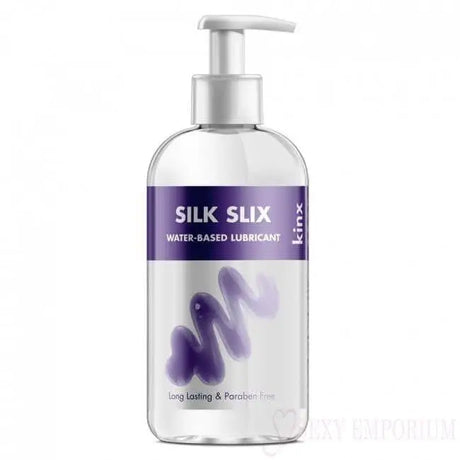 Kinx Silk Slix Water-based Lubricant 250ml - Save 20% - Water-based - Fast Shipping - Sale United Kingdom Stoke-on-trent