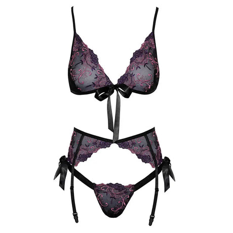 Kissable Embroidered Floral Bra Set - Fast Shipping - Sale United Kingdom Stoke-on-trent