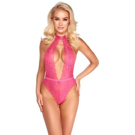 Kissable Halterneck Lace Body Pink - Fast Shipping - Sale United Kingdom Stoke-on-trent